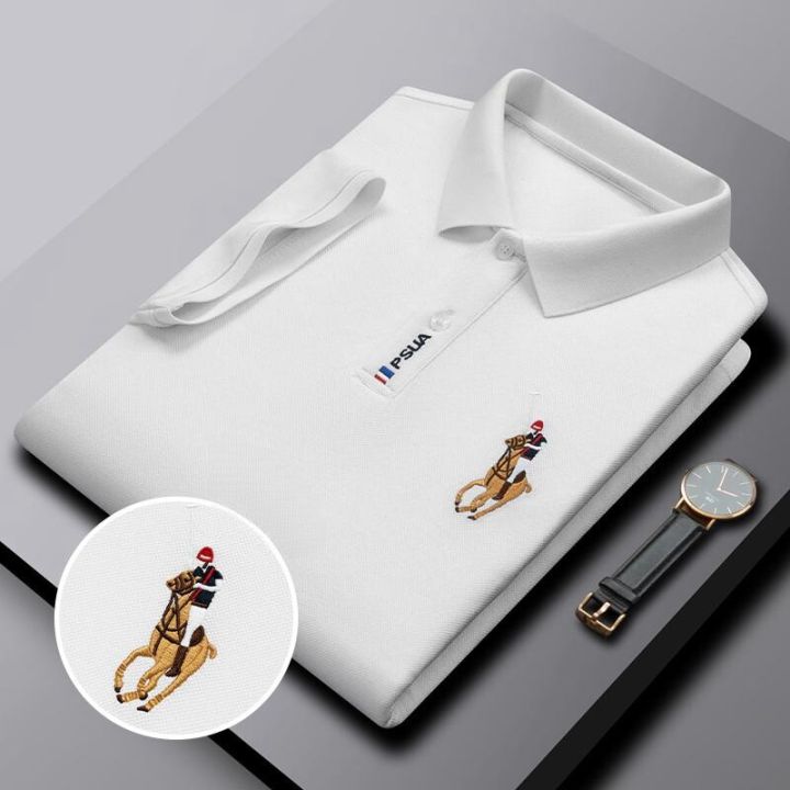 Proman-classic%20Knight%20embroidery%20pattern%20men's%20short%20sleeve%20polo%20shirt%20comfortable%20and%20breathable%20business%20casual%20polo%20shirt%20with%20many%20styles%20to%20choose%20from.%20-%20Image%202