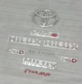 Toyota Vigo Chrome Plastic Full Tape Logo Monogram Complete Set. 