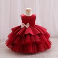 Delicate Princess Gown Performance Kids Host Performance Princess Gown Elegant Girl Party Princess Dresses Fashion Evening Dress. 