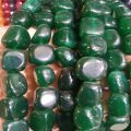 Emerald colour real jade stone string for sale in very reasonable price. 