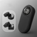 Double-sided Magnetic Billiard Chalk Holder  Leather Clip Portable Pool Billiards Powder Holder Bag Accessories. 