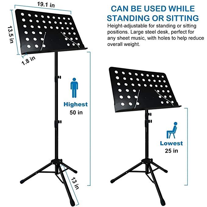 Sheet%20Music-Notation-Stand-Metal%20Professional%20Portable%20Perforated%20Music%20Stand%20-%20Image%203