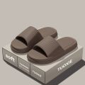 Men Summer Silent Slippers Indoor Home Bathroom Anti-Slip Soft EVA Sole Odor-Proof Sandals for Women Comfort Lightweight. 