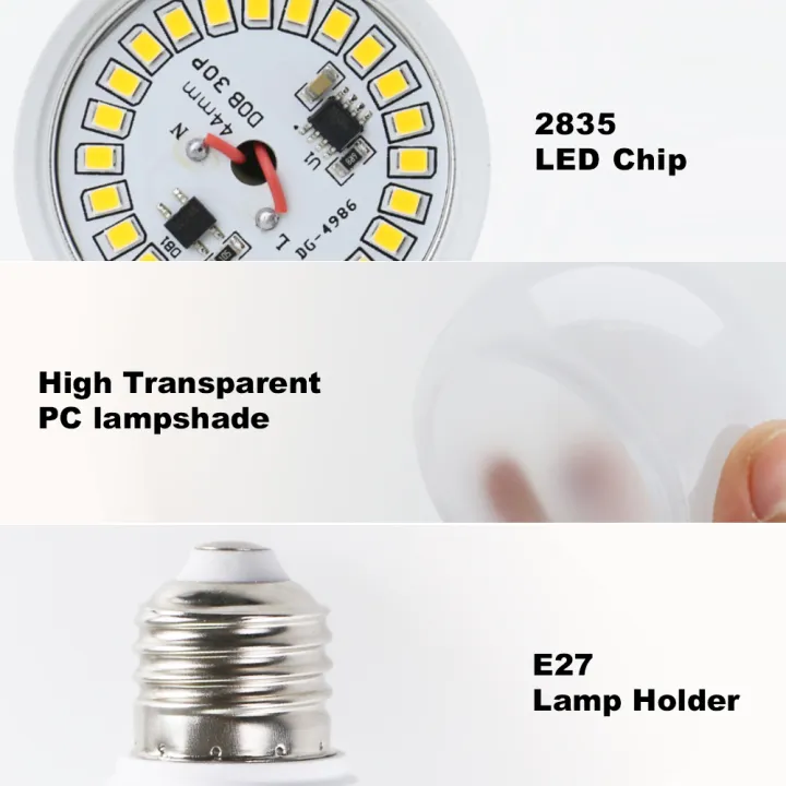 4PACK%20220V%20LED%20Light%20Bulbs%20E27%20Spotlights%20For%20home%20SMD2835%206W%209W%2012W%2015W%2018W%20LED%20Lamp%20Saving%20Cold%20Warm%20White%20Bombilla%20Ampoule%20-%20Image%205