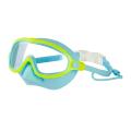 Swim Goggles with Nose Cover Wide Field Of View Diving Mask Anti-Fog Anti-Leak ,Toddler Swimming Goggles For Kids Ages 3-15. 