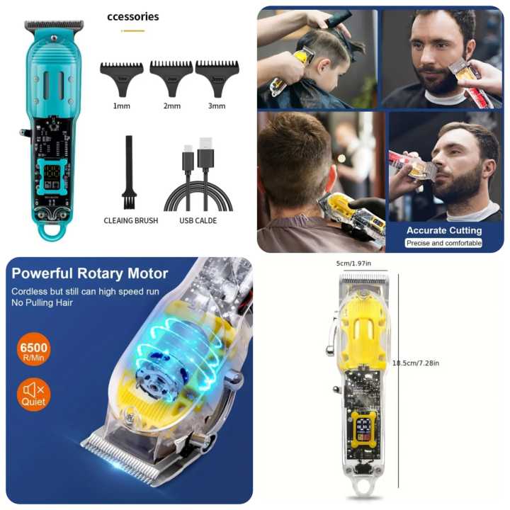 FR-%20D%20-%208268%201pc%20Professional%20Transparent%20LCD%20Digital%20Display%20Electric%20Hair%20Clipper,%20USB%20Rechargeable%20Lithium%20Battery%20Powered,%20for%20Home%20Use%20Styling%20and%20Trimming,%20Haircut%20Tool%20with%20Multiple%20Attachments%0A(With%20Box)*%20-%20Image%202