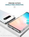 Galaxy S10 Case Ultra Crystal Clear Shockproof Bumper Protective for Samsung Galaxy S10 Transparent Hybrid Design with Flexible. 