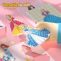 DIY 3D Drawing Board Cards Kids Puzzle Fine Motor Training Toys Handmade Play Matching Cards Princess Dress Up Toy.