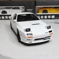 1:24 MAZDA RX7 alloy diecast model car lights sound. 