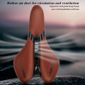 LINGMAI Bicycle Seat for Men and Women Waterproof Bike Saddle Soft Shock Absorbing MTB Mountain Road Bike Cushion Seat. 