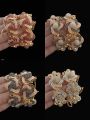 1pair Beautiful Design Multicolour pair Openable bangle kara size 26 ,28. 
