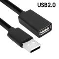 3/2/1/0.5M USB3.0 Extension Cable High Speed Data Sync Extender Cord Wire USB 3.0 2.0 Fast Transfer Cables for Smart TV PS4 Xbox.