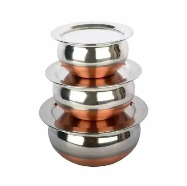 3%20Pieces%20Steel%20Copper%20Handi%20kitchen%20utensils%20Set%20-%20Image%202
