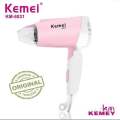 Kemey Km6831 Cool And Hot Foldable Electric Hair Dryer For Women - Hair Dryer. 
