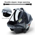 Baby Safety Seat Rain Cover Transparent EVA Baby Stroller Carriage Rain Cover Dust Cover Double Zipper Baby Stroller Accessories. 