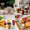 50PCS Disposable Plastic Cups with Lids for Ice Coffee Cold Drinks Plastic Cups Home Restaurant Drink Shop Party Picnic Party. 