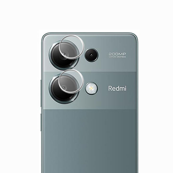 Xiaomi Redmi Note 13 Pro 4G Back Camera Glass Protector Gorilla Nano Lens Glass For redmi note13 pro - Transparent