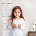 2M Adhesive Wall Growth Chart Removable Children's Growth Height Chart Wall Height Measurement Card for Home Nursery & Office. 