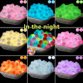 50Pcs Glow In The Dark Silicone Beads Round 12/15MM Luminous Silicone Lentil Bead For Jewelry Making DIY Bracelet Necklace. 