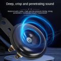 Universal Waterproof 12V 24V Electric Horn 105dB Super Loud Universal Fit for Motorcycle Scooter Car Truck Bike ATV SUV Boat. 