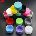 1pcs 6.5cm For Better Life Soft Silicone Cup Bottom Sheath Protector Sleeve For Glass Water Tea Bottle Anti Damage Accessories.