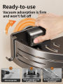 No-Drill Suction Cup Storage Rack, Bathroom Toilet Wall Mounted Hand Washing, Shower Room, Wall Mounted Triangular.