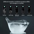Desktop Stylish Apple Bird Swan Shaped Crystal Weather Forecast Bottle Glass Storms Weather Predictor Monitor Barometer For Home. 