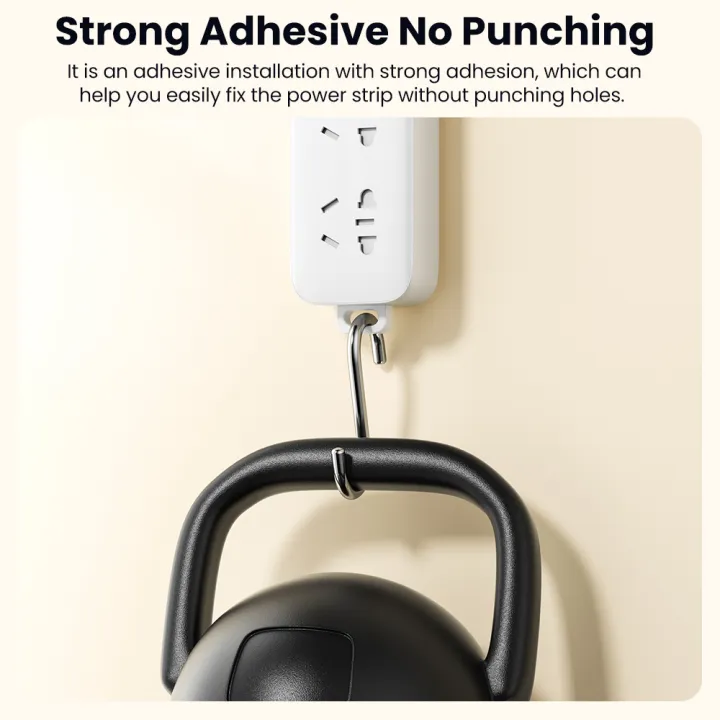 Toocki%20Self-Adhesive%20Power%20Socket%20Strip%20Fixator%20Wall%20Mounted%20Self%20Adhesive%20Punch%20Free%20Row%20Plug%20Holder%20for%20Kitchen%20Home%20Office%20-%20Image%204