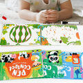 Preschool Learning Busy Book for Kids 2-4 Years Toddler Activity Book Montessori Baby Toys Educational Fun. 