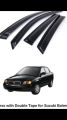 Baleno air press suzuki , sun visor , rain protector with double tap Car Door Molding ,baleno car brim , rain protector cap , air press hat ,baleno sun visor pack of 4. 
