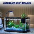 Aquarium Kit Betta Fish Tank For Beginners Desktop Beginner Aquarium Small Household Fish Bowl For Aquatic Animals Betta Turtle. 