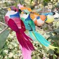 4-Pieces Small Artificial Bird Foam Birds Home Decor. 