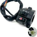 Universal Aluminum 7/8" 22mm Motorcycle Switches Handlebar Motorbike Horn Turn Signal Headlight Control Buttons.