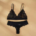 Non Padded Brassiere Triangle Lingerie Set. 