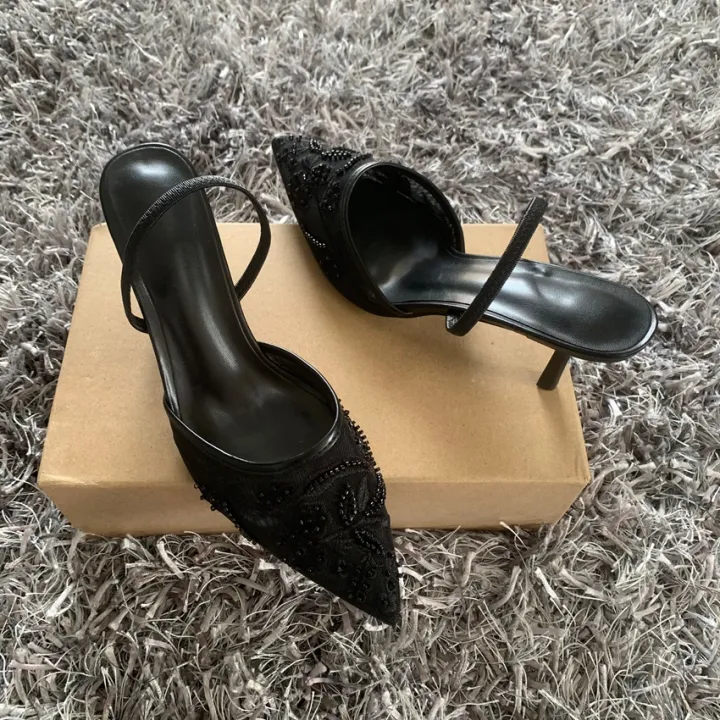Black%20Embroidered%20Mesh%20Slingback%20High%20Heels%20Sandals%20for%20Women%20Designer%20Shoes%20Woman%20Elegant%20Style%20Wedding%20Party%20Pumps%20-%20Image%203