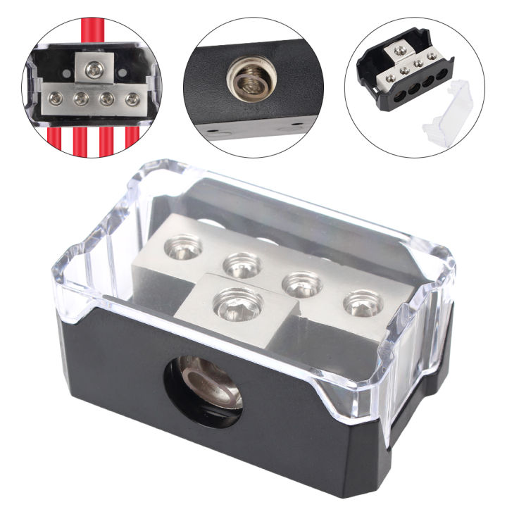 Auto%20Junction%20Box%20for%20Car%20Audio%20Stereo%20Amplifier%204GA%20Out%20Distribution%20Blocks%20Multi-functional%204%20Way%20Ground%20Box%20-%20Image%205