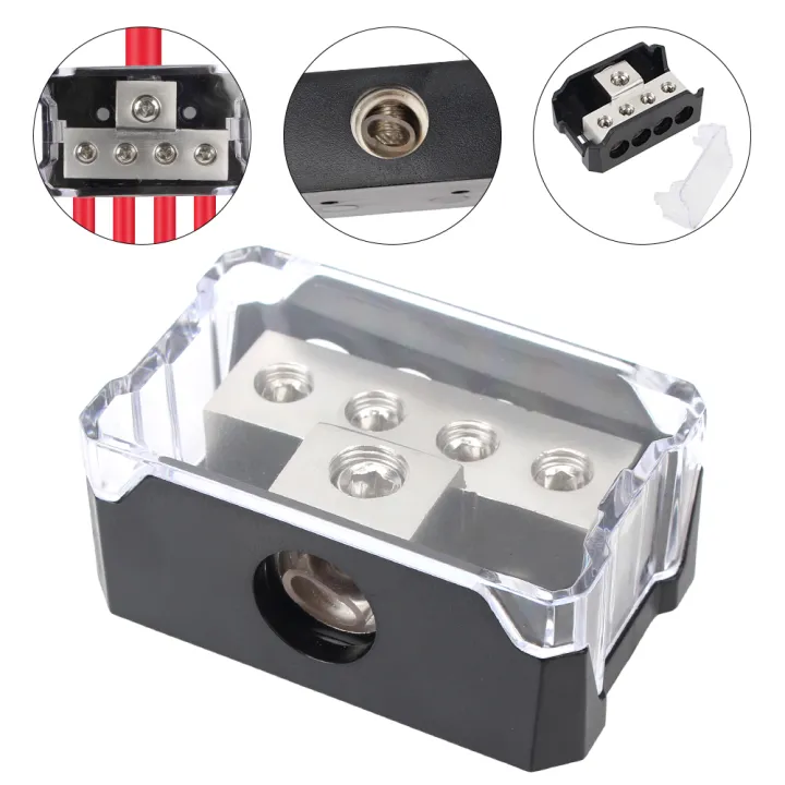 Auto%20Junction%20Box%20for%20Car%20Audio%20Stereo%20Amplifier%204GA%20Out%20Distribution%20Blocks%20Multi-functional%204%20Way%20Ground%20Box%20-%20Image%205