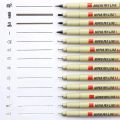 3pcs Manga Markers Needle Pen Art Hand-painted Hook Line Pen Sketch Pens Stationery Set Art School Supplies Art Sakura Pen New. 