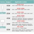 For macbook 45W 60W 85W Magsaf* 2 macbook charger A1466 A1278 A1502 A1398 A1286 Power Adapter For Macbook Air Pro charger case. 