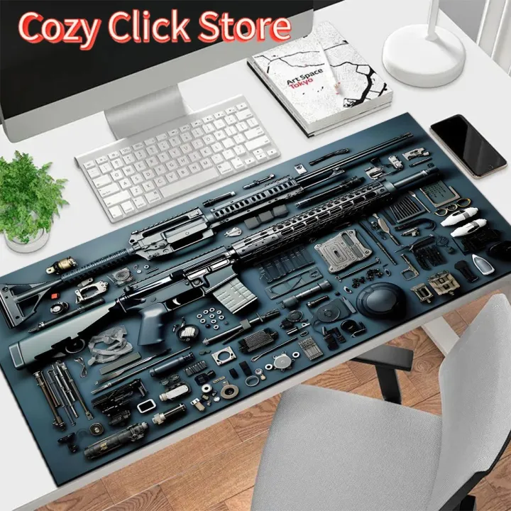 1pc%20Gunpicture%20Large%20Mouse%20Pad%20computer%20mat%20Desk%20Mat%20keyboard%20mat%20Office%20Gaming%20Table%20Mat%20-%20Image%205
