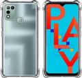 Infinix Hot 10 Play Back Cover Transparent Extra Bumper Anti Shock Soft Crystal Clear Cover For Infinix Hot 10 Play. 
