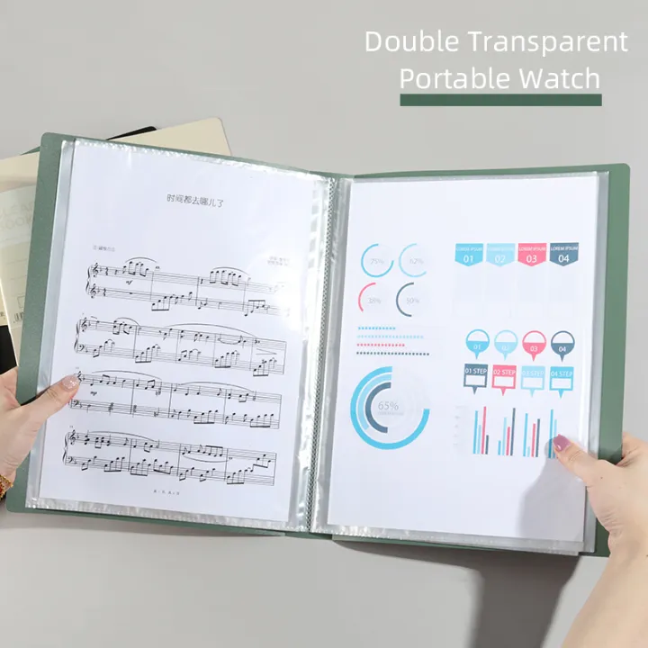 KOBEST%20Multi-Layer%20A4%20Side%20Transparent%20Thickening%20Folder%20-%2020/30/40/60%20Pages%20Office%20School%20Supplies%20High%20Quality%20File%20Cover%20-%20Image%203