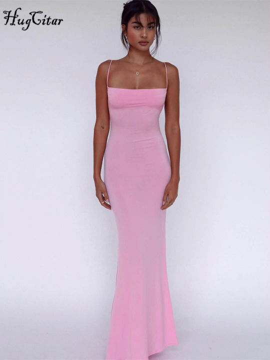 Hugcitar%20Summer%20Solid%20Sleeveless%20Backless%20Elegant%20%20Bodycon%20Y2K%20Maxi%20Prom%20Dress%20Women%20Clothes%20Birthday%20Party%20Casual%20Y2K%20-%20Image%204