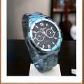 New fashionable Rosra Stainless Steel Quartz Watch for Man - Black - Watch For Men - Watch For Men. 