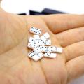 1 Set 1:12 Dollhouse Miniature Domino Model Dot Dominoes Board Game Building Learning Educational Toy.