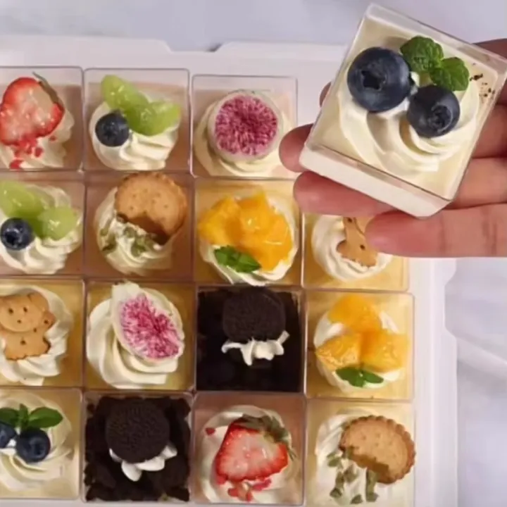 10/20PCS%20Square%20Dessert%20Cups%20Disposable%20Dessert%20Cups%20Mousse%20Cake%20Appetizers%20Yogurt%20Wedding%20Birthday%20Party%20Christmas%20Supplies%20-%20Image%205