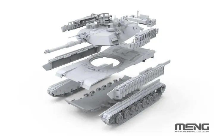 MENG%2072-003%201/72%20U.S.%20Main%20Battle%20Tank%20M1A2%20SEP%20Abrams%20Tusk%20II%20Model%20Kit%20-%20Image%204