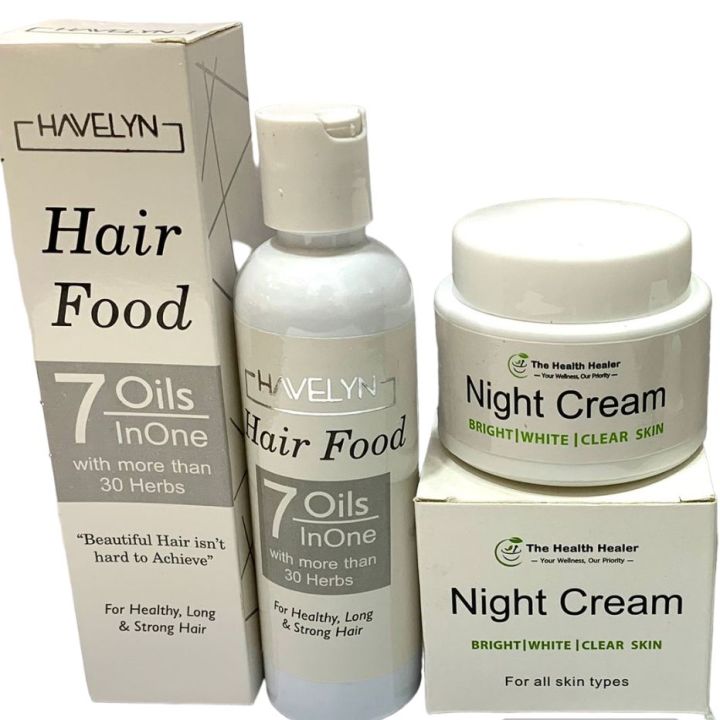 Havelyn Hair Food Oil + Night Cream Pack Of 2 Deal