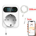 Tuya Smart Home WiFi Digital Thermostat Heating Cooling Thermostat Remote Control Socket Temperature 16A Plug Alexa  Home. 