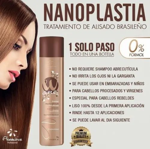 Alisado Brasileño Cabello Nanoplastia Nanoplastia Alisado